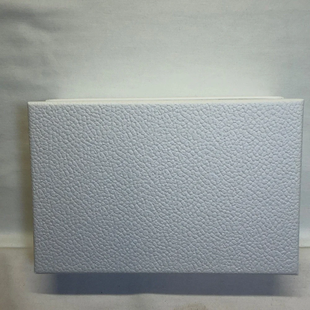 Dior Empty Gift Box Lot of 4 White Gold Black Logo Tissue Paper Luxury Packaging